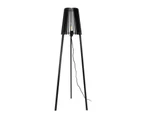 Fidel Timber Floor Lamp 1.3M - Black