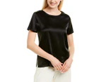 Marella Women's  Silk-Blend T-Shirt - Black
