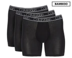 Calvin Klein Men's Bamboo Comfort Boxer Brief 3-Pack - Black