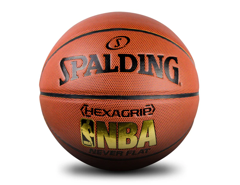 Spalding NBA Hexagrip Indoor/Outdoor Neverflat Basketball