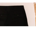 Dolce & Gabbana Black Cotton Stretch Dress Pants