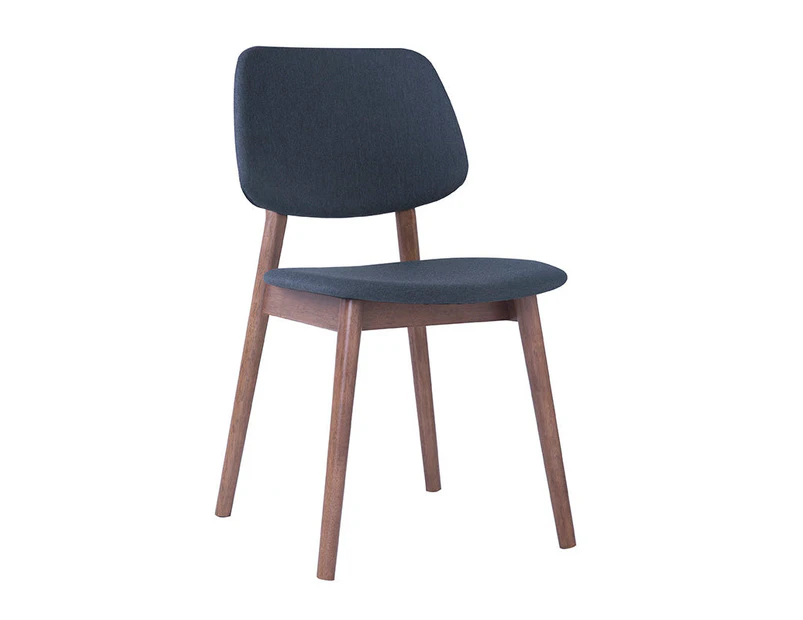 MERCY Dining Chair - Walnut & Grey