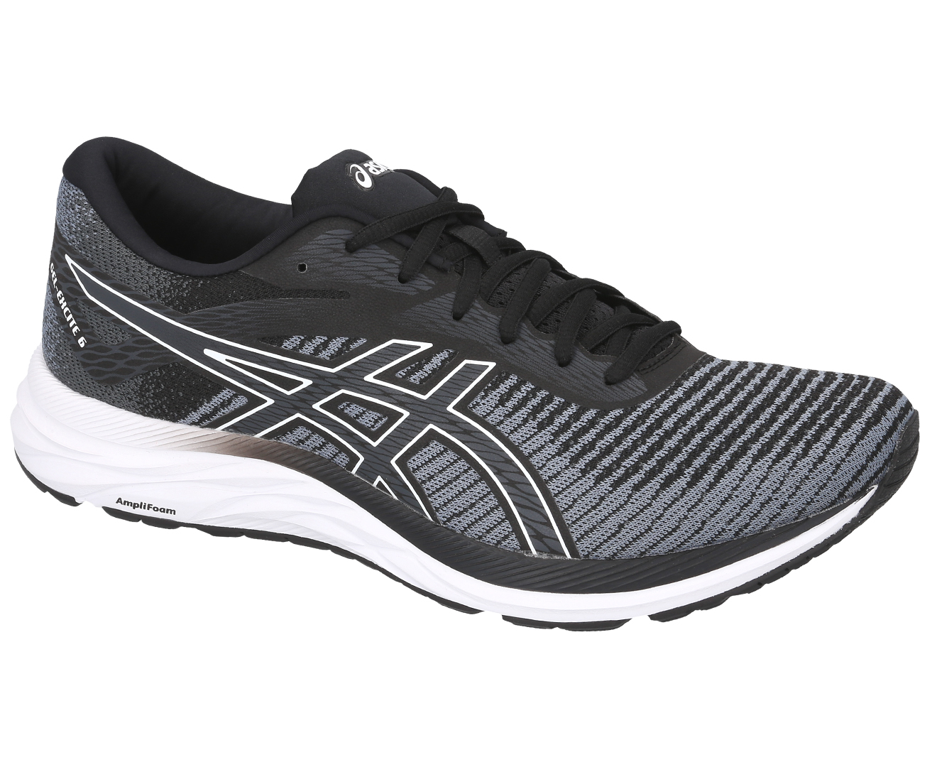 ASICS Men's GEL-Excite 6 Twist Running Shoes - Black/White | Catch.co.nz