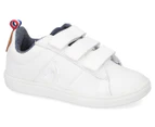 Le Coq Sportif Pre-School Kids' Courtclassic Sneakers - Optical White/Brown