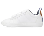 Le Coq Sportif Pre-School Kids' Courtclassic Sneakers - Optical White/Brown