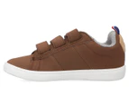 Le Coq Sportif Boys' Courtclassic Hiver Sneakers - Brown
