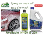 Euca Show Time all purpose wash for vehicles, exterior of home including all windows, bike, boats and more - 4lt