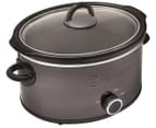 Westinghouse 3.5L Slow Cooker - Black/Stainless Steel WHSC09KS 2