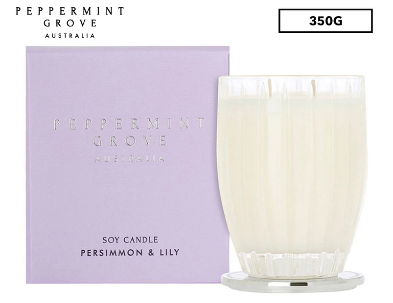 Peppermint Grove Persimmon & Lily Large Soy Candle