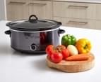 Westinghouse 6.5L Slow Cooker - Black/Stainless Steel WHSC08KS 6