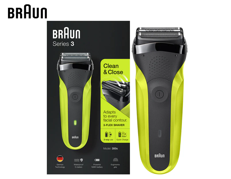 Braun Series 3 300 Electric Shaver, Rechargeable and Cordless Razor for Men - 81702955