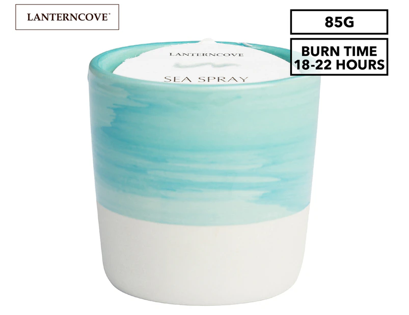 Lanterncove Brush Strokes Soy Wax Candle 85g - Sea Spray