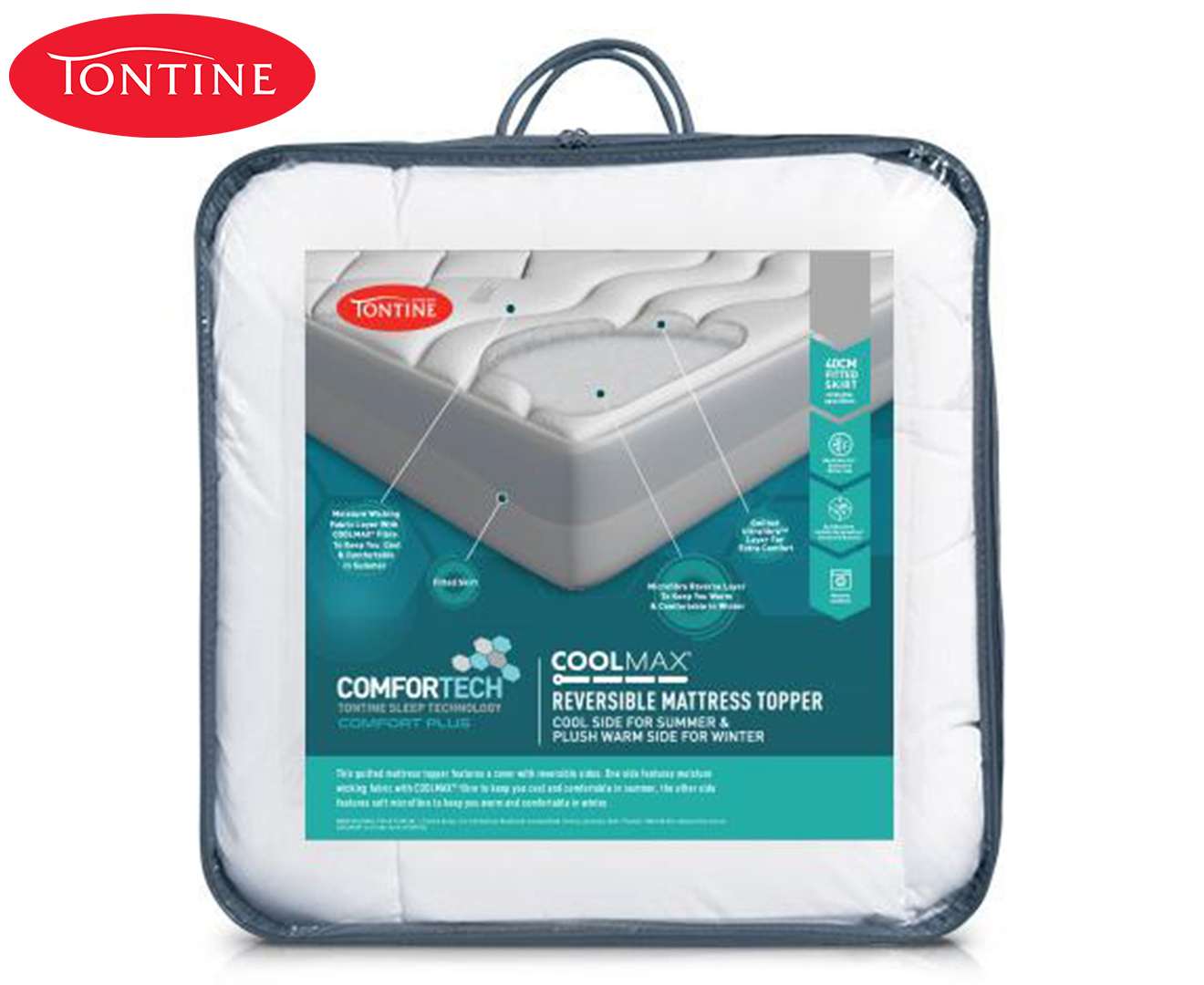tontine hotel collection mattress topper