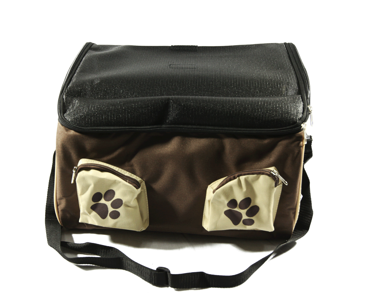 Portable Pet Carrier Car Booster Seat Soft Crate Cage Travel Bag