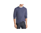 The Men's Store Men's Casual Shirts Crew Sweatshirt - Color: Heather Washed Blue