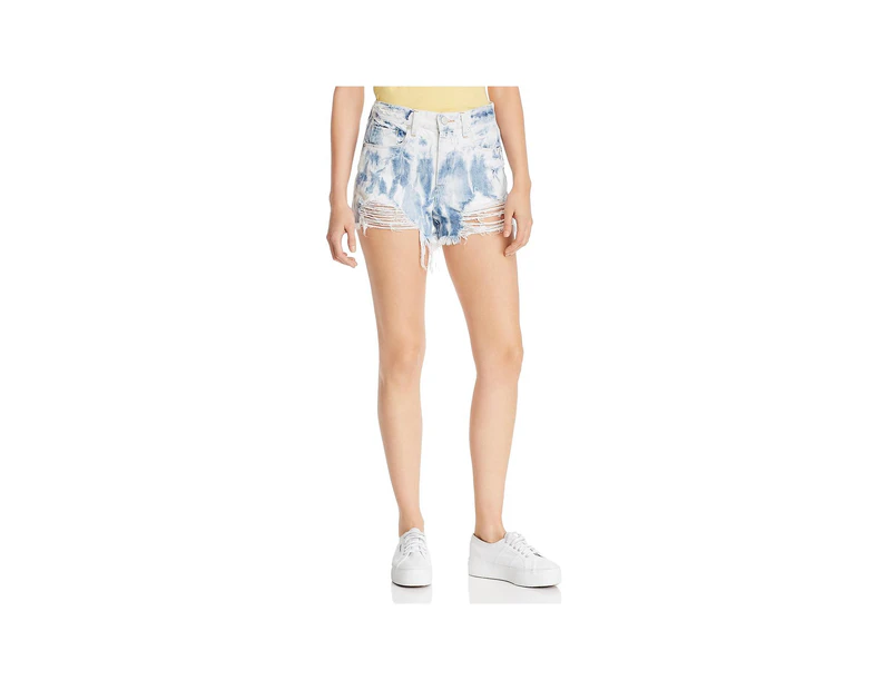 [Blanknyc] Women's Shorts - Denim Shorts - Spin Art