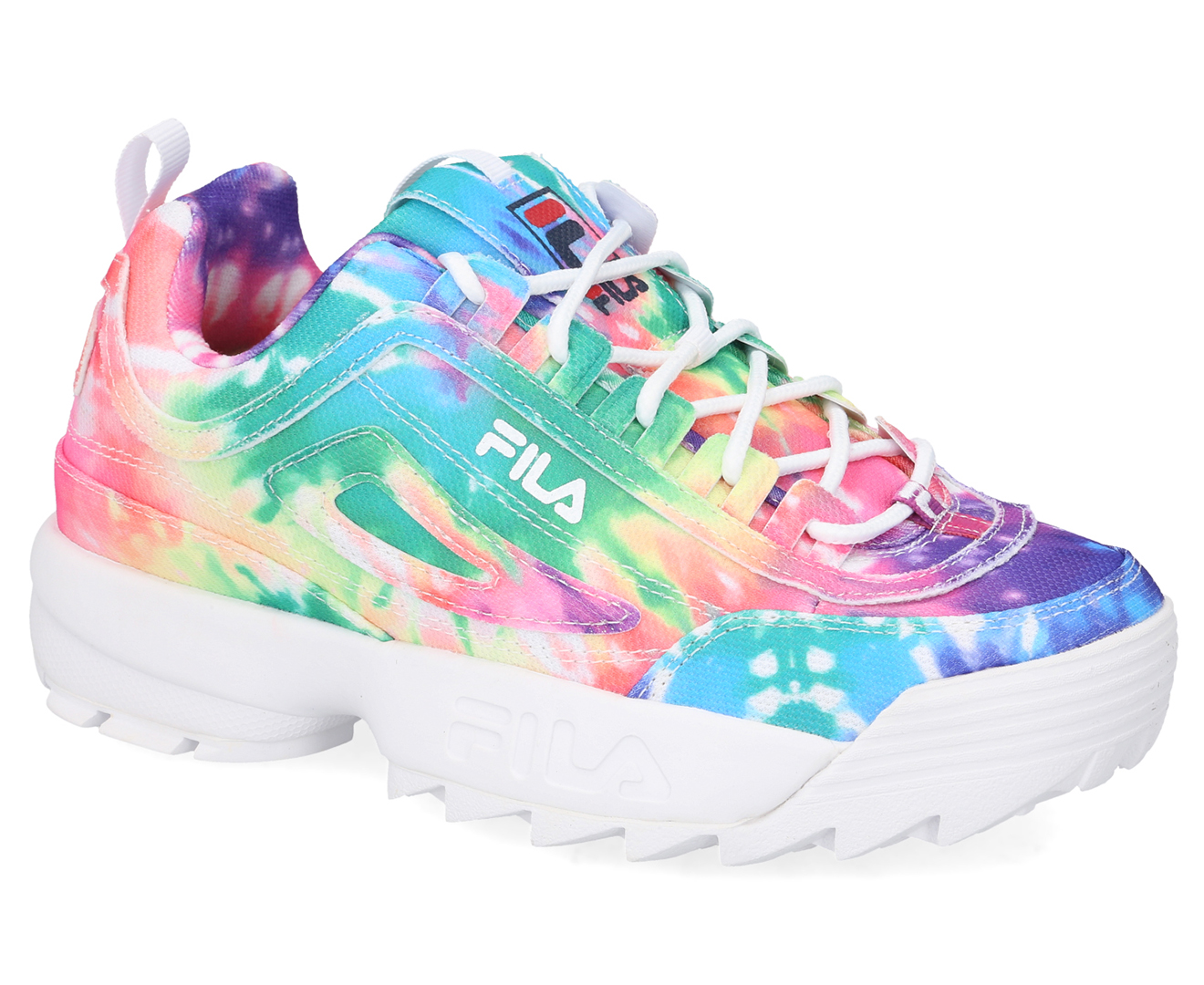 tie dye shoes fila