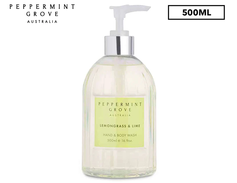 Peppermint Grove Hand & Body Wash Lemongrass & Lime 500mL