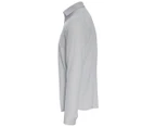 NNT Men's Long Sleeve Polo Shirt - Silver Grey