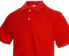NNT Men's Short Sleeve Polo Shirt - Orange Red