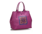 Pre-Loved: Loewe Leather Anagram Tote Bag - Designer - Pre-Loved
