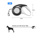 WACWAGNER  Automatic Retractable Dog Leash Pet Collar Walking Lead Traction Rope Heavy Duty 5M