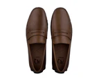 Aq by Aquila Mens Henmore Moccasins - Brown