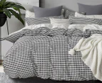 Gioia Casa Charlie Fully Reversible Bed Quilt Cover Set - White