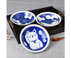 3 Piece Ceramic 13cm Cat Sakura Dinner Bowl Set Dining Dinnerware Kitchen Japan