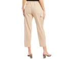 Vince Women's  Linen-Blend Cargo Pant - Beige
