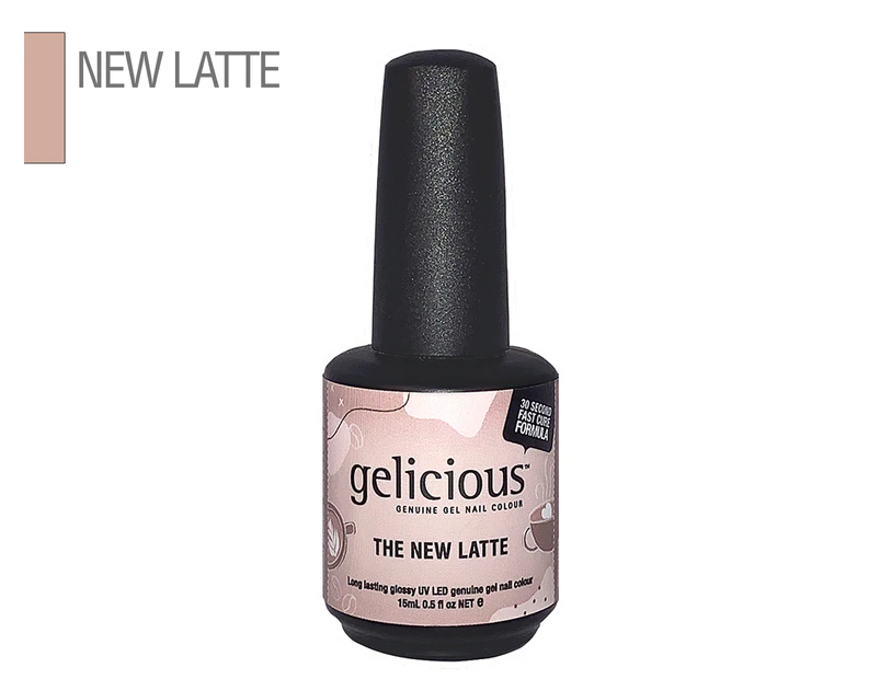 Gelicious UV LED Gel Nail Polish 15mL - The New Latte