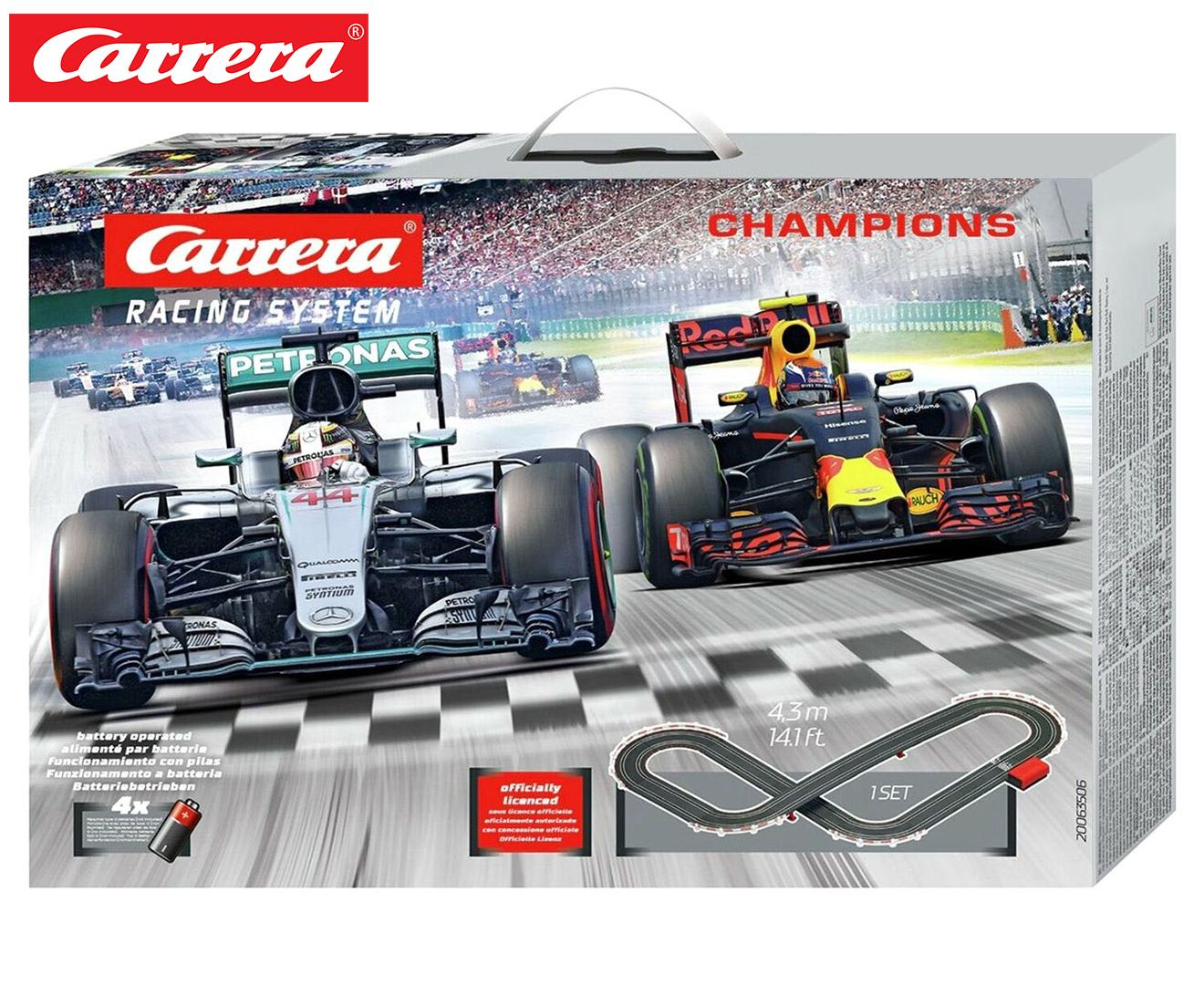 Carrera Go!!! Mercades F1 Champions Slot Car Set 