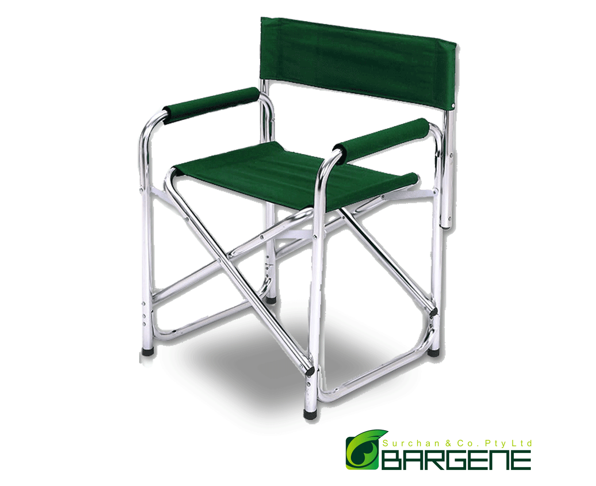 Directors Aluminium Folding Chair Camping Picnic Director Fishing Foldable - green