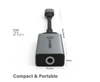 Alogic ULC35APW-SGR 10cm Ultra Combo USB-C to 3.5mm Audio & USB-C Charging Combo Adapter