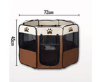 8 Panel Portable Puppy Dog Pet Exercise Playpen Crate