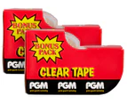 2 x 3pk Clear Tape Dispensers