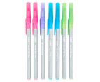 2 x BiC Round Stic Grip Ballpoint Pens 7-Pack - Assorted
