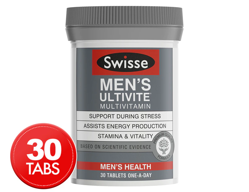 Swisse Men's Ultivite Multivitamin 30 Tabs