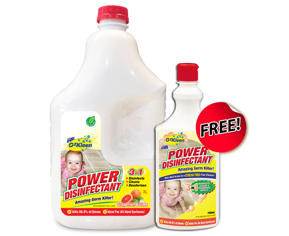 3LTR + 750ml FREE Power Disinfectant | Germ Killer