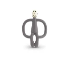 Matchstick Monkey Teether with Gel Applicator - Grey