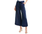Marella Women's  Linen Pant - Blue