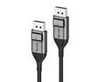 Alogic ULDP03-SGR 3m Ultra 8K DisplayPort to DisplayPort Cable 8K@60Hz v1.4 Space Grey