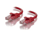 Alogic C5-0.5-Red 0.5m Red CAT5e network Cable Snagless Patch Category 5e Gold-plated RJ45