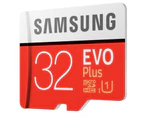 Samsung EVO PLUS 32GB Micro SD with Adapter, up to 95MB/s Read, 20MB/s Write