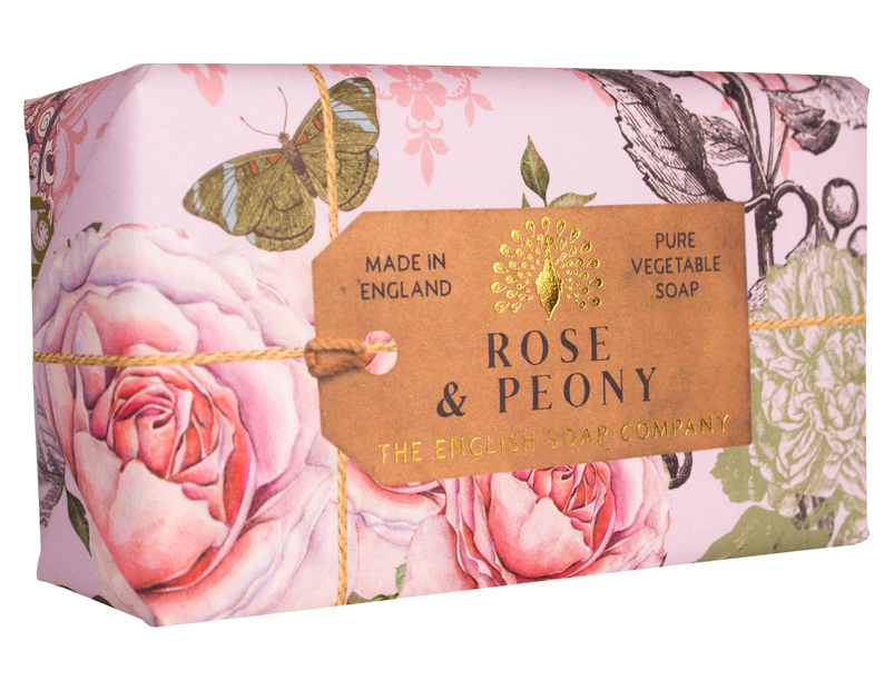 English Soap Company  Anniversay Collection 200 gram Rose & Peony
