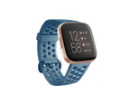 WIWU Breathable Sport Silicone Watch Strap Bracelet Fit For Fitbit Versa 2/Versa Lite/Versa-RockCyan