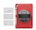 WIWU Spider Man 3-Layer Multi-Function Case With Pencil Holder+Cap For iPad 5/6 iPad Air1/2 iPad Pro 9.7-Red