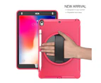WIWU Spider Man 3-Layer Multi-Function Case With Pencil Holder For iPad Air 3/iPad Pro 10.5-Rose Red