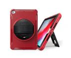 WIWU Spider Man 3-Layer Multi-Function Case Hand Strap Tablet Shell 7.9 inch For iPad Mini 4/5-Red