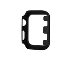 WIWU Matte PC Watch Case+Tempered Glass Film For Apple Watch Series 2/3-Black